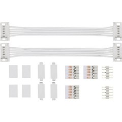 Kit connettori 144 W (max) Lunghezza cavo: 10.00 cm 24 V Plastica (L x L x A) 100 x 19 x 7 mm
