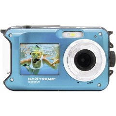 Reef Blue Fotocamera digitale 24 Megapixel Blu Video Full HD, Impermeabile fino a 3m, Macchina fotografica 