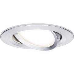 Coin Slim Lampada LED da incasso 6.8 W Bianco caldo Alluminio (spazzolato)