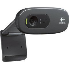 C270 Webcam HD 1280 x 720 Pixel Con piedistallo, Morsetto di supporto