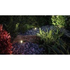 Plantini Sistema dilluminazione Plug&Shine Espansione faretto LED da giardino Kit da 3 LED (monocolore) 
