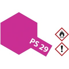 Vernice lexan Rosso rosa neon Codice colore: PS-29 Bombola spray 100 ml