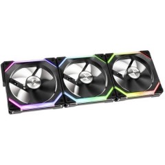 UNI FAN SL120 RGB PWM Ventola per PC case Nero, RGB (L x A x P) 122.8 x 25 x 122.4 mm incl. Illuminazione LED
