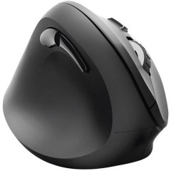 EMW-500L Senza fili (radio) Mouse ergonomico Ottico Ergonomico Nero
