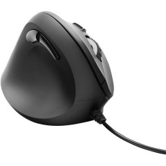 EMC-500L Cablato Mouse ergonomico Ottico Ergonomico Nero