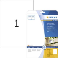 Etichette 210 x 297 mm Carta Bianco 25 pz. Permanente Etichetta super resistente, Etichetta universale 