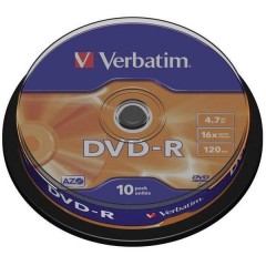 DVD-R vergine 4.7 GB 10 pz. Torre