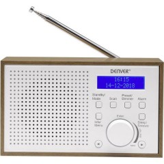DAB-46 Radio da tavolo DAB+, FM Bianco