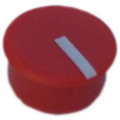 Cappuccio Rosso, Bianco Adatto per Manopola 15 mm 1 pz.