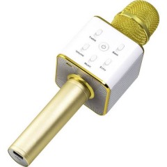 BT-X31 Altoparlante Bluetooth AUX, USB Oro, Bianco