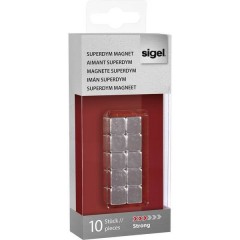 Magnete SuperDym C5 Strong Cube-Design (L x A x P) 10 x 10 x 10 mm cubo Argento 10 pz.