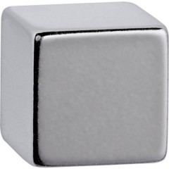 Magnete neodimio (L x A x P) 15 x 15 x 15 mm cubo Argento 1 pz.