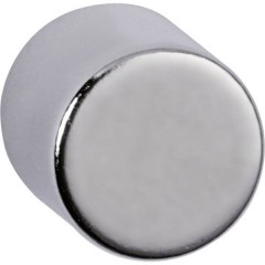 Magnete neodimio (Ø x A) 10 mm x 10 mm cilindro Argento 4 pz.