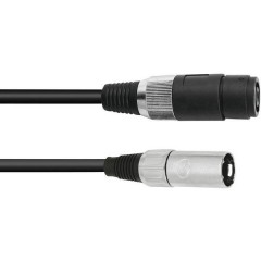 XLR Cavo adattatore [1x Connettore casse acustiche - 1x Spina XLR 3 poli] 1.00 m Nero