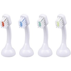 K4 Kids Testine per spazzolino da denti elettrico 4 pz. Bianco