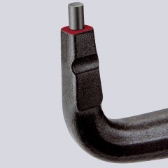 Pinza per anelli di sicurezza Adatto per Anelli esterni 19-60 mm Forma della punta piegata a gomito 