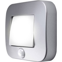 NIGHTLUX® Hall L Luce notturna LED con sensore di movimento Quadrato LED (monocolore) Bianco