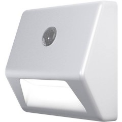 NIGHTLUX® Stair L Luce notturna LED con sensore di movimento Rettangolare LED (monocolore) Bianco