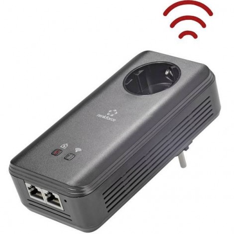 PL1200D WiFi Powerline WLAN adattatore singolo 1.2 GBit/s