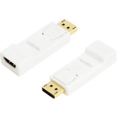 DisplayPort / HDMI Adattatore [1x Spina DisplayPort - 1x Presa HDMI] Bianco contatti connettore dorati