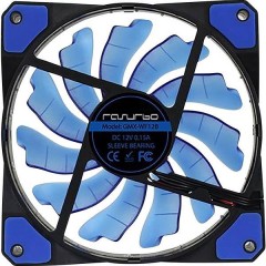 Fan 120 Ventola per PC case Blu (L x A x P) 120 x 120 x 25 mm incl. Illuminazione LED