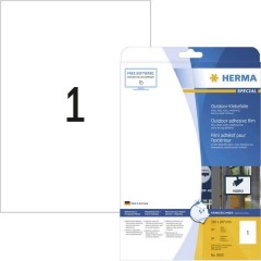 Etichette 210 x 297 mm Pellicola in polietilene Bianco 10 pz. Permanente Etichetta universale, Etichetta