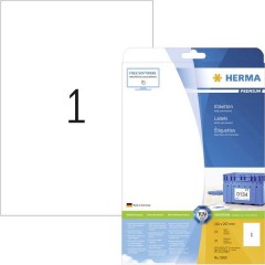 Etichette 210 x 297 mm Carta Bianco 25 pz. Permanente Etichetta universale, Etichetta per spedizioni 