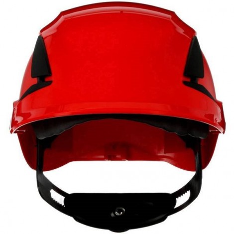 SecureFit Casco di protezione ventilato, con sensore UV Rosso EN 397
