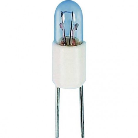 Micro lampadina a incandescenza 18 V 0.468 W Bi-Pin T1 Trasparente 1 pz.