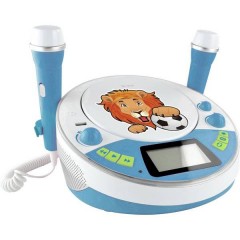 Bobby Joey Jam Box Lettore CD per bambini Bluetooth, AUX, CD, USB, SD incl. funzione karaoke , incl. Microfono