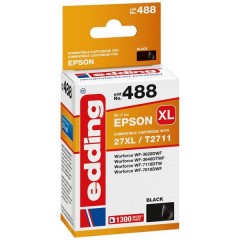 Cartuccia dinchiostro Compatibile sostituisce Epson 27XL / T2711 Singolo Nero EDD-488