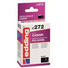 Cartuccia dinchiostro Compatibile sostituisce Canon PGI-525BK Singolo Nero EDD-272