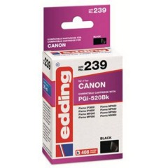 Cartuccia dinchiostro Compatibile sostituisce Canon PGI-520BK Singolo Nero EDD-239