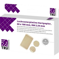 Scheda formato Europa Carta laminata (L x L) 100 mm x 60 mm 35 µm Passo 2.54 mm Contenuto 4 