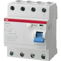 Interruttore differenziale A 4 poli 40 A 0.03 A 230 V/AC, 400 V/AC
