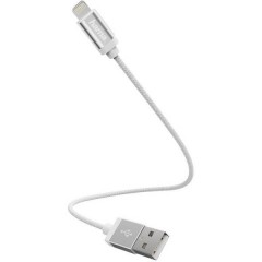 iPhone/iPad Cavo dati/Cavo di ricarica [1x Spina A USB 2.0 - 1x Spina Dock Lightning Apple] 20.00 cm Bianco