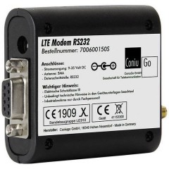 LTE GSM Modem RS232 CAT 4 Modem LTE 12 V/DC Funzioni: Allarme