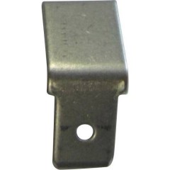 Linguetta piatta terminale Larghezza spina: 6.3 mm Spessore spina: 0.8 mm 45 ° Non isolato Metallo Vogt