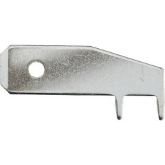 Linguetta piatta terminale Larghezza spina: 6.3 mm Spessore spina: 0.8 mm 90 ° Non