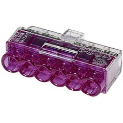 HCPM-6 Morsetto flessibile: 1-2.5 mm² rigido: 0.5-2.5 mm² Poli: 6 1 pz. Violetto