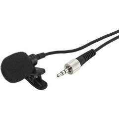 a clip Lavalier Microfono vocale Tipo di trasmissione:Cablato incl. protezione vento