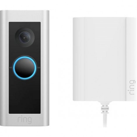 Video citofono IP Video Doorbell Pro Plugin 2 WLAN Unità esterna Nickel (raso)