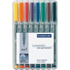 Penna per lucidi da proiezione Lumocolor® Blu, Marrone, Giallo, Verde, Arancione, Rosso, Nero,