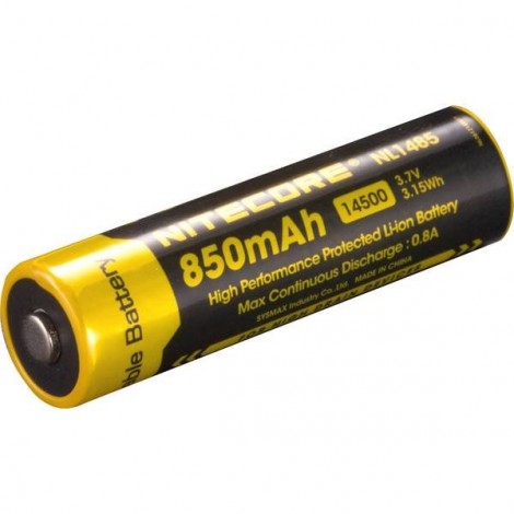 NL1485 Batteria ricaricabile speciale 14500 Li-Ion 3.7 V 850 mAh