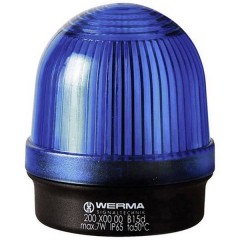 Segnalatore luminoso Blu Luce continua 12 V/AC, 12 V/DC, 24 V/AC, 24 V/DC, 48 