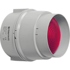 Segnalatore luminoso Rosso Luce continua 12 V/AC, 12 V/DC, 24 V/AC, 24 V/DC, 