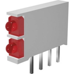 Modulo LED 2 vie Rosso, Giallo (L x L x A) 15.5 x 2.5 x 12 mm