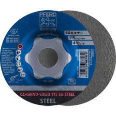 Cc-Grind-Solid Sg Steel Disco abrasivo 115 mm 10 pz.