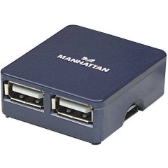 4 Porte Hub USB 2.0 Blu