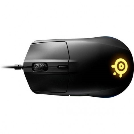 Rival 3 USB Mouse da gioco Ottico Ergonomico, Illuminato Nero